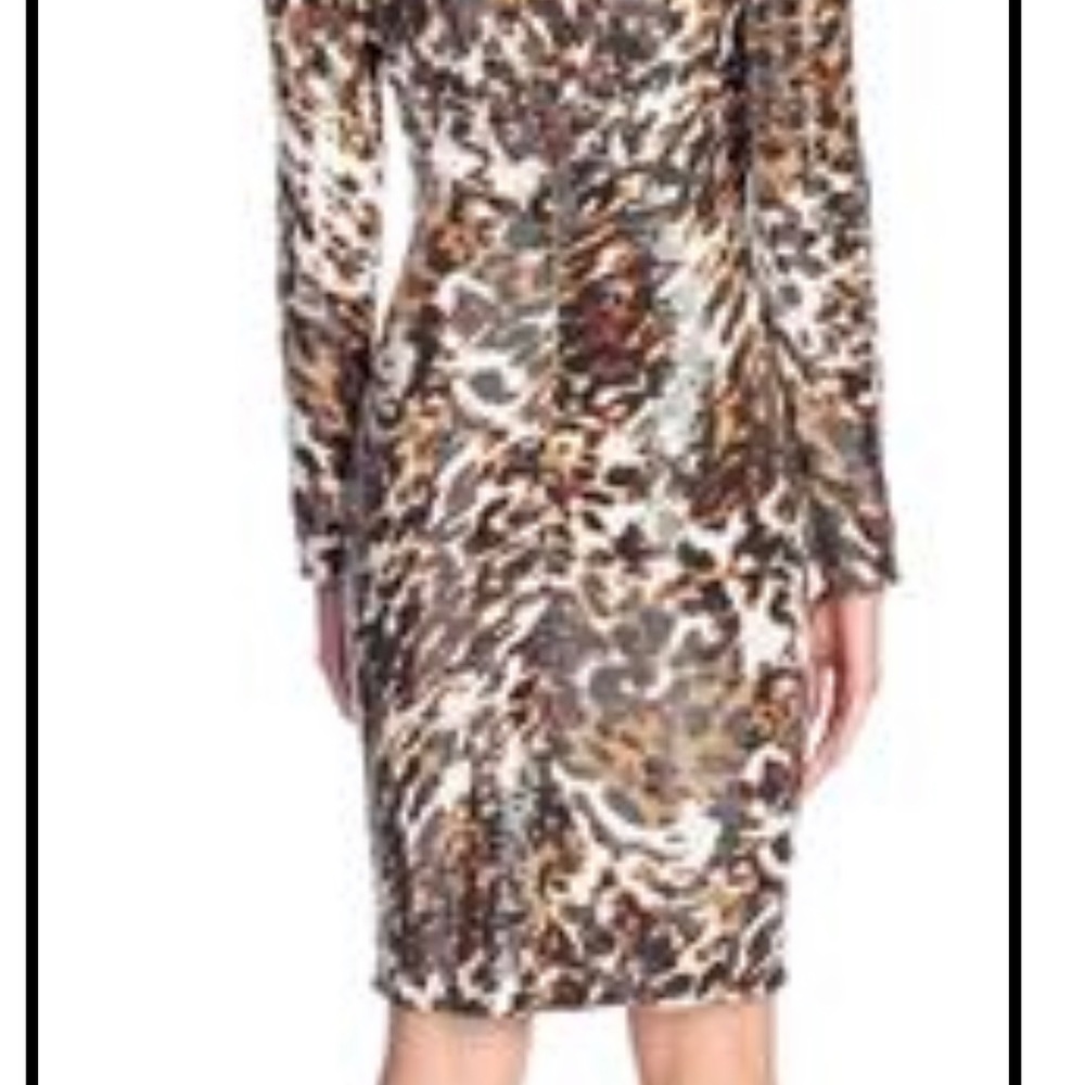Animal print sheath stretch  sz XXL New!
